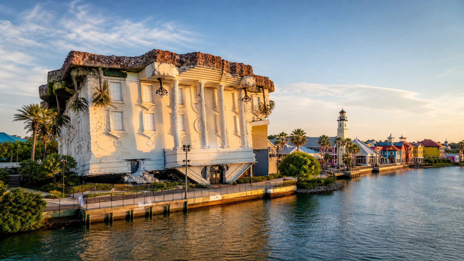 Waterfront entertainment district